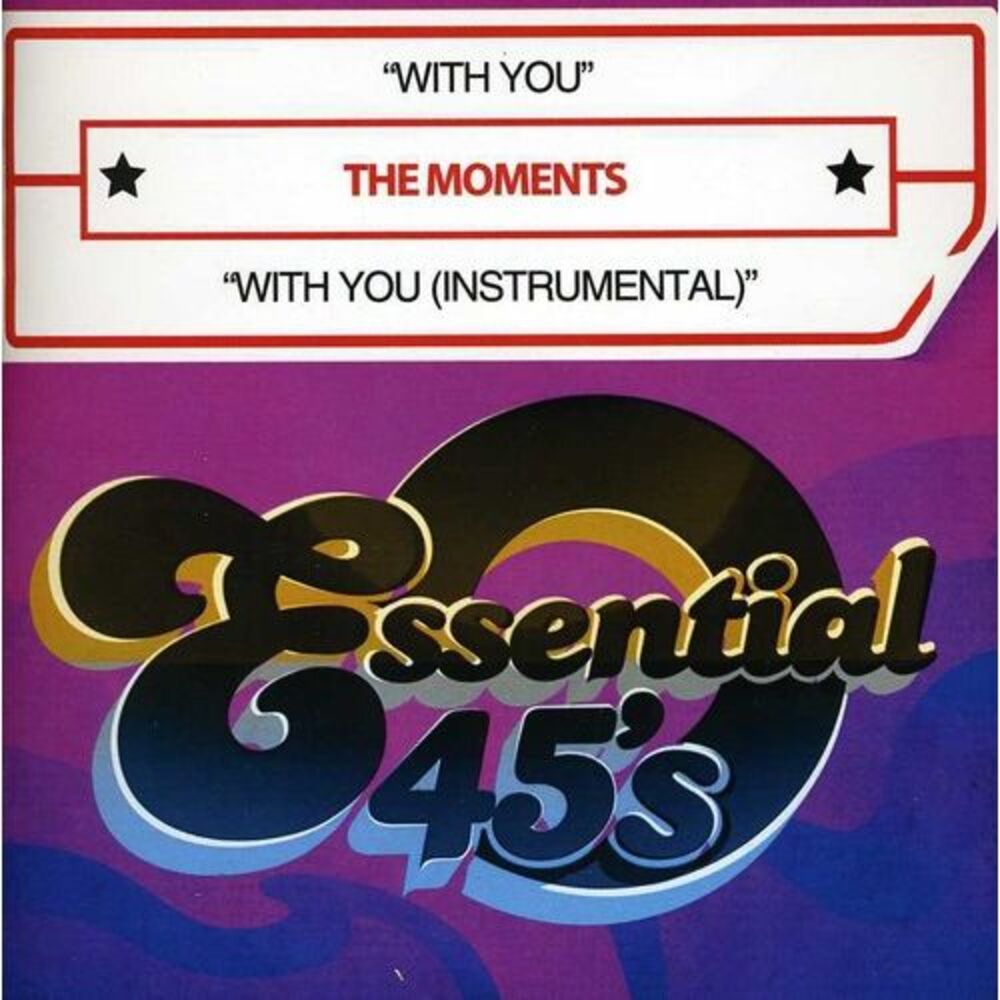 The Moments - With You / with You (Instrumental)  CD SINGLE